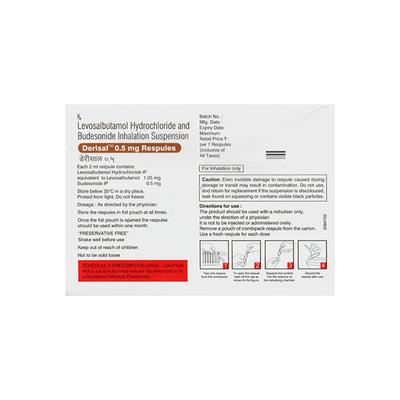 Derisal 0.5mg Respule 7X2ml Price, Uses, Side effects, Substitutes ...