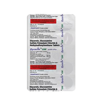 Dycerin GM Tablet 10'S - Arthritis-Oth