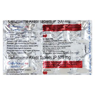 CEFURICA NEO 500 Tablet 10's - Bacterial Infections-Cep