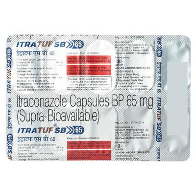 ITRATUF SB 65 Capsule 10's - Fungal Infections-Anf