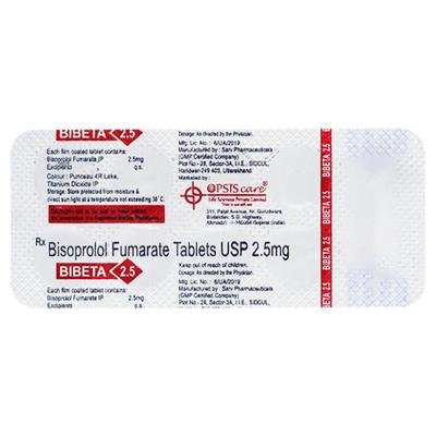 Nebibeta 2.5mg Tablet 10'S - Hypertension-Bet