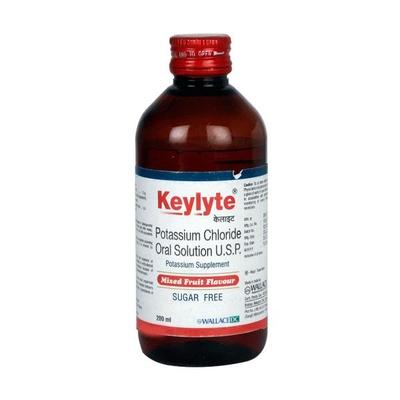 Keylyte Sugar Free Mixed Fruit Flavour Oral solution 200ml - Supplements-Ele