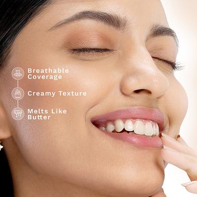 Pilgrim Medium Sand Foundation Stick, Dream Matte, Lightweight, Full Coverage with Vitamin C 10 gm - Foundation