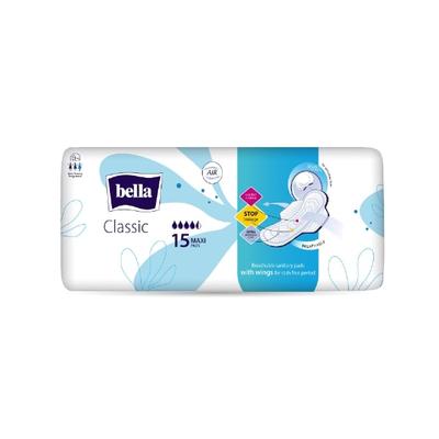 Bella Classic Breathable Soft Wings Sanitary Pads 15's - Sanitary Napkins