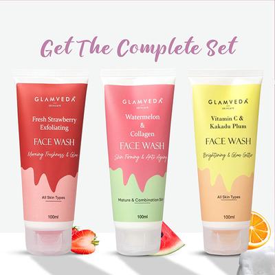 Glamveda Glycolic Acid & Salicylic Acid Anti Acne Face WashFor Anti Acne & Pore Care 100 ml - Face Wash & Cleansers