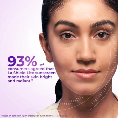 La Shield Lite SPF 50+ & PA+++ Sunscreen Gel 50 gm - Face Sunscreen
