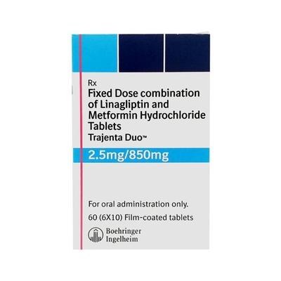 Trajenta Duo 2.5/850mg Tablet 10'S - Diabetes-Ant