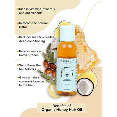 DROMEN & CO Organic Honey Hair Oil 50 gm - Hair Oils