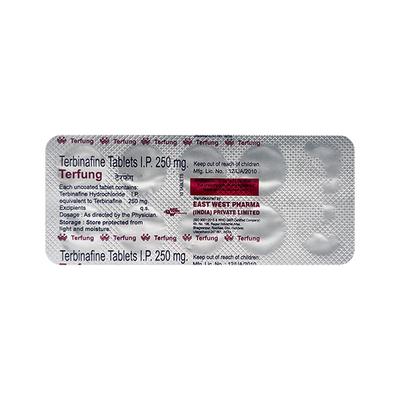 TERFUNG 250mg Tablet 10's - Fungal Infections-Anf