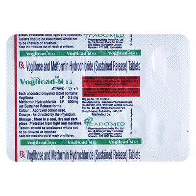 Voglicad M 0.2mg Tablet 10'S - Diabetes-Ant