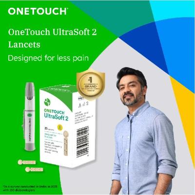 Onetouch Ultra Soft 2 Lancets 25's - Blood Glucose Monitors/Strips