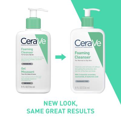 CeraVe Foaming Cleanser For Normal To Oily Skin 236 ml - Face Wash & Cleansers