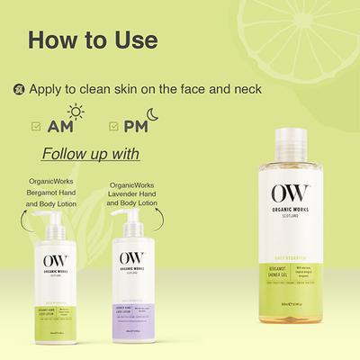 Organic Works Bergamot Shower Gel 300 ml - Shower Gels & Body Wash