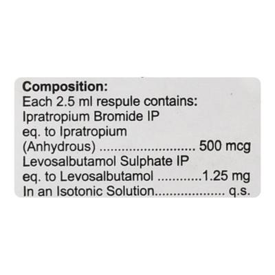 Spirovent I Respules 5X2.5ml - Asthma/COPD-Ast
