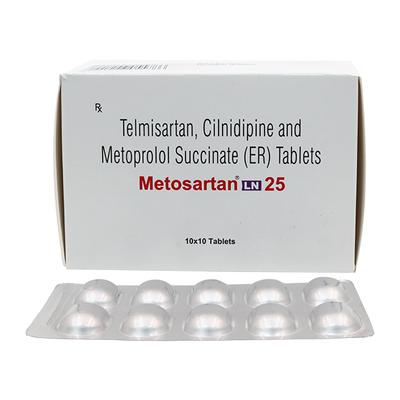 METOSARTAN LN 25 Tablet 10's - Hypertension-Ang