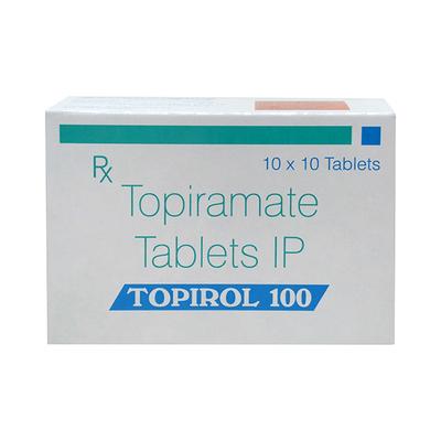 Topirol 100mg Tablet 10'S - Epilepsy/Convulsion-Ant