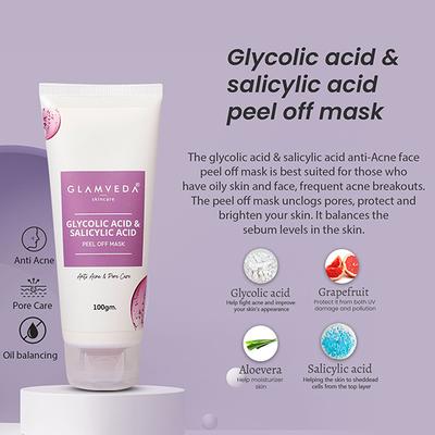 Glamveda Glycolic & Salicylic Acid Anti Acne Combo Gift PackFor Oily & Acne Prone Skin 1's - Makeup Kits & Sets