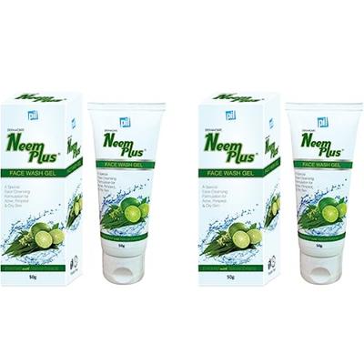 Neem Plus Face Wash Gel (Pack Of 2 x 50g) - Face Washes
