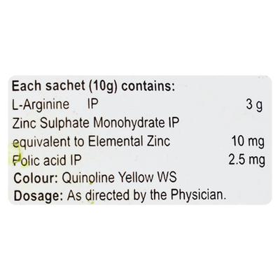 LRZIN SUGAR FREE LEMONY ORANGE FLAVOUR Granules 6gm - Supplements-Vam