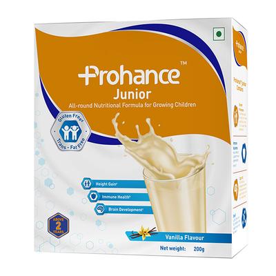 PROHANCE JUNIOR VANILLA FLAVOUR Powder 200gm - Supplements-Vam