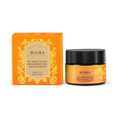 Kama Ayurveda Kumkumadi Brightening Face Scrub 25 gm - Scrubs & Exfoliants
