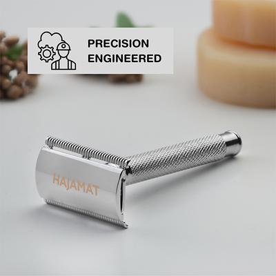 Hajamat Spade Safety Razor, Ultra High Grade Stainless Steel 304, Chrome Finish 1's - Razors & Cartridges