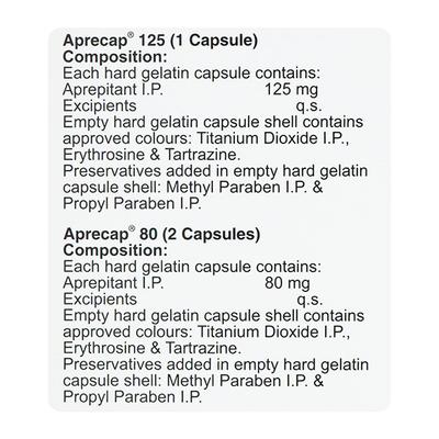 Aprecap 125/80 Capsule 3'S - Cancer Oncology-Sup