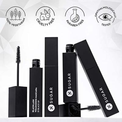 Sugar Cosmetics Blacklash Volumizing Mascara - 01 Black Up 6.5 gm - Mascaras