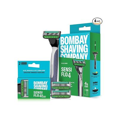 Bombay Shaving Company Sensiflo-4 Razor with Cartridge 2's - Razors & Cartridges