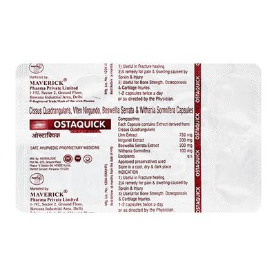 OSTAQUICK Capsule 10's - Ayurvedic Medicine-AYU