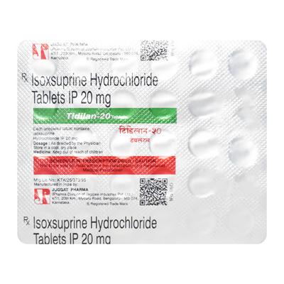 Tidilan 20mg Tablet 30'S - Peripheral Hypertension-Per