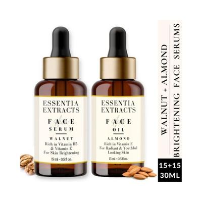 Essentia Extracts Combo of Almond & Walnut Skin Brigening Facial Serum 30 ml - Face Moisturizers