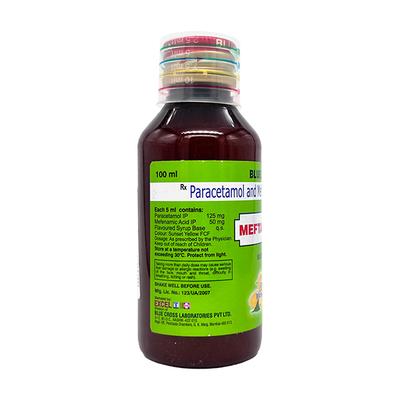 MEFTAGESIC P DELICIOUS MANGO FLAVOUR Suspension 100ml - Pain relief-Nsa