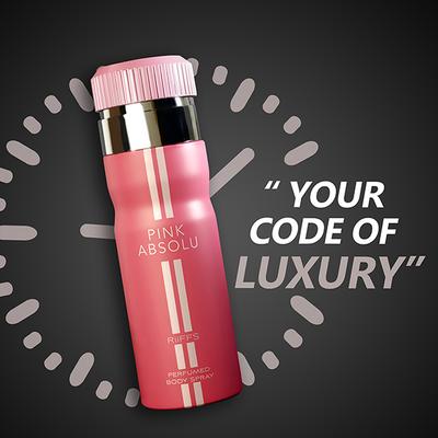 RiiFFS Pink Absolu Deodorant For Women, Perfumed Body Spray 200 ml - Women Deodorants/Roll-Ons