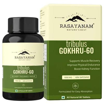 Rasayanam Tribulas Gokhru-60 1000 MG Tablets 60's - Workout Essentials
