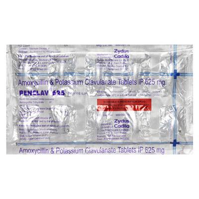 Penclav 625mg Tablet 10'S - Bacterial Infections-Pen