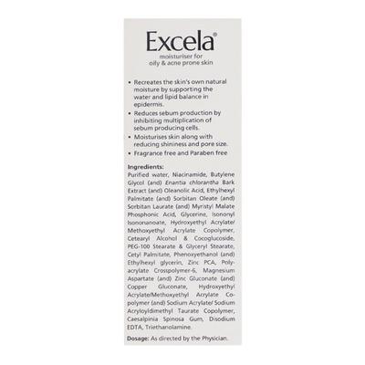 Excela Moisturiser For Oily & Acne Prone Skin Cream 50gm - Dry Skin-Emo