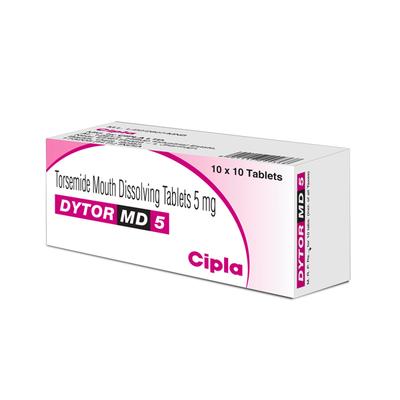 DYTOR MD 5 Tablet 10's - Hypertension-Diu