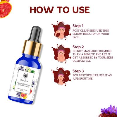 Seer Secrets Pink Grapefruit, Ratanjot & Saffron Lightening & Brightening Age Corrective Serum 30 ml - Face Oils