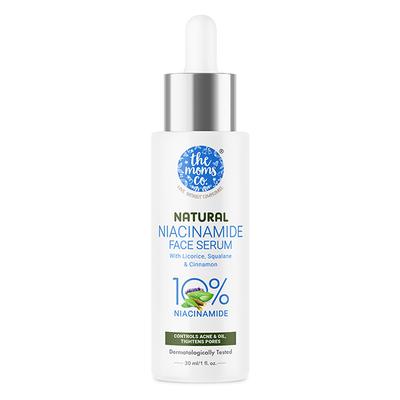 The Mom's Co. Natural 10% Niacinamide Face Serum With Licorice, Squalane 30ml - Face Serum