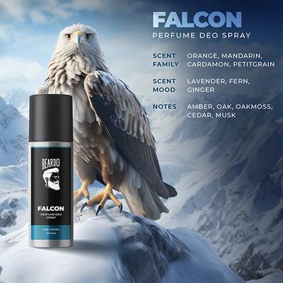 Beardo Falcon Perfume Deo Spray 150ml Strong and Long Lasting Fresh Fragrance 150 ml - Men Deodorants/Roll-Ons