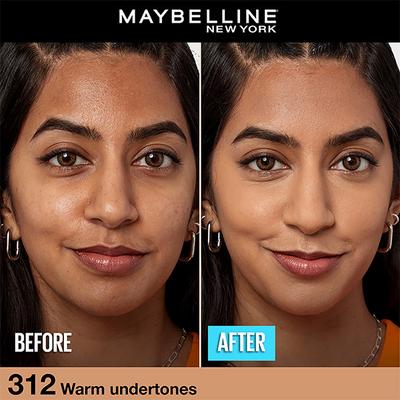 Maybelline New York Fit Me Matte + Poreless Liquid Foundation - 312 Golden 30 ml - Foundation