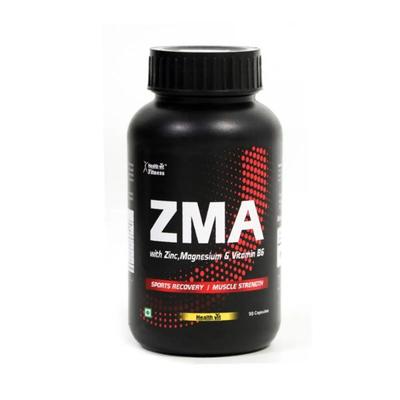 Healthvit Fitness ZMA (Zinc, Magnesium, Vitamin B6) Nightime Recovery Support - Capsules 90's - Multi-Vitamins