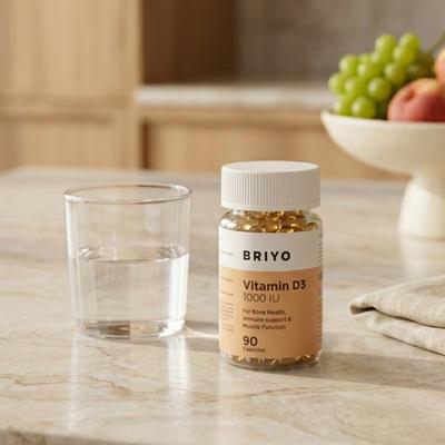 Briyo Vitamin D3 1000 IU Softgel 90's - Multi-Vitamins