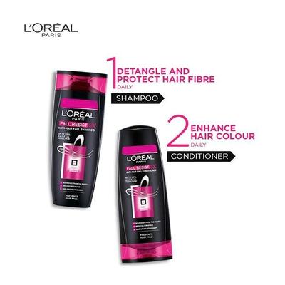 L'Oreal Paris Fall Resist 3X Anti Hair Fall Shampoo 396 ml - Shampoos