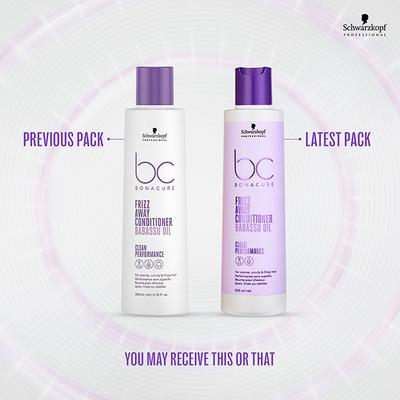 Schwarzkopf Professional Bonacure Frizz Away Conditioner with Babassu Oil with Vegan Keratin 200 ml - Conditioners