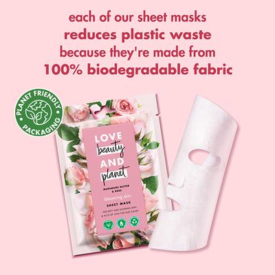 Love Beauty And Planet Murumuru Butter & Rose Sheet Mask 25 ml - Sheet Masks