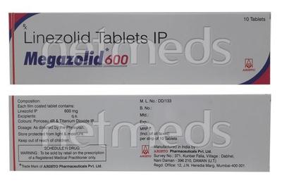 Megazolid 600mg Tablet 10'S - Bacterial Infections-OAB
