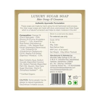 Forest Essentials Luxury Sugar Soap Hand-made Soap 125 gm - Soaps