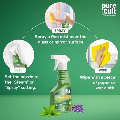 PureCult Glass Cleaner - Patchouli & Lavender 500 ml - Others